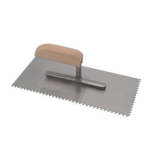 Toothed trowel steel 4x4x4