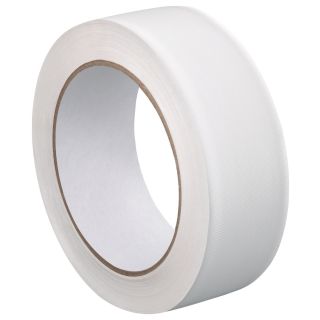 PVC adhesive tape 33rnx 50mm cross-grooved white