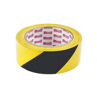Warning Tape Self-Adhesive YELLOW-BLACK 50mm x 33M