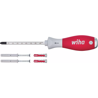 DOWEL HOLE PUNCH SET SOFTFINISH® WITH 6 MM ROUND BLADE AND 4 DOWELS