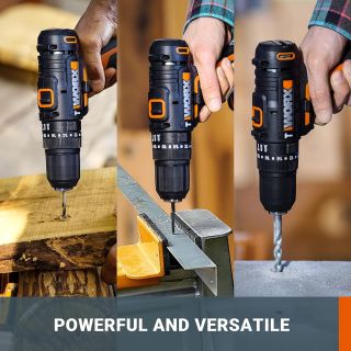 20V Cordless Impact Drill,40Nm,2*2Ah,2hr charger,carry bag"