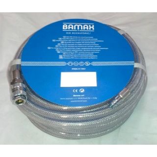 10M RUBBER PIPE 8X14 WITH QUICK COUPLINGS