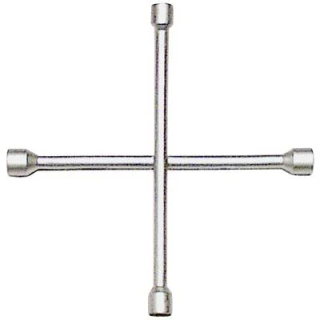 Four way rim wrench, 18mm