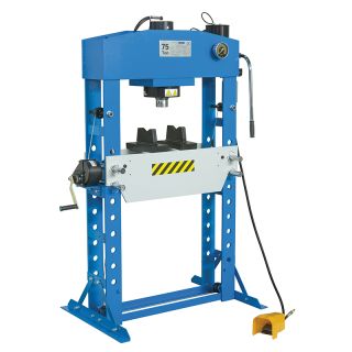 Pneumatic Hydraulic Shop Press 75000 kg