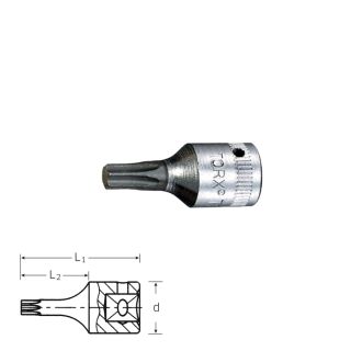 Socket Screwdriver 1/4" drive T 15 Torx 44