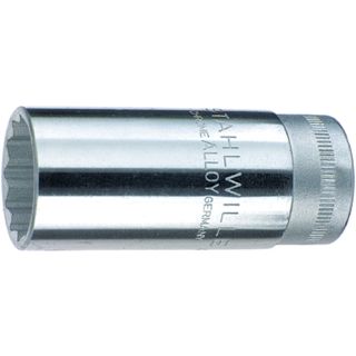 Bi Hexagon Deep Socket 3/8" Drive 19mm 46