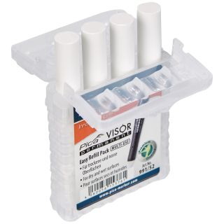 VISOR permanent refills, white, 4 pc/box