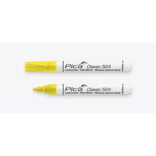 Paint-/Industry marker 2-4mm, Round tip, yellow
