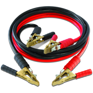JUMP LEADS PRO 500A - BRASS CLAMPS - Ø25mm² - 2 x 3m