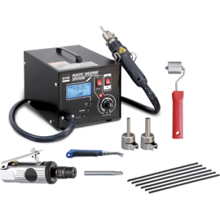 PLASTICS' WELDING KIT - WITH CONSUMABLES AND SCRAPER