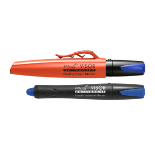 Visor Permanent Marker Blue