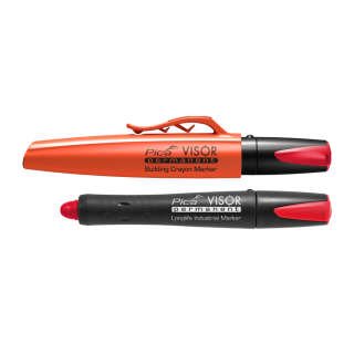 Visor Permanent Marker Red