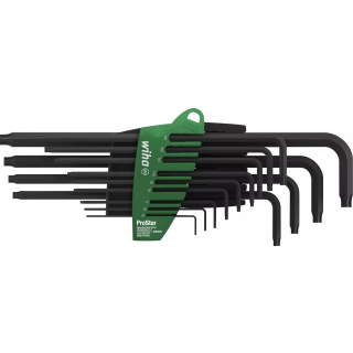 366SZ13 Allen KEY SET IN PROSTAR HOLDER TORX®, 13-PCS., BLACK OXIDISED (24312)