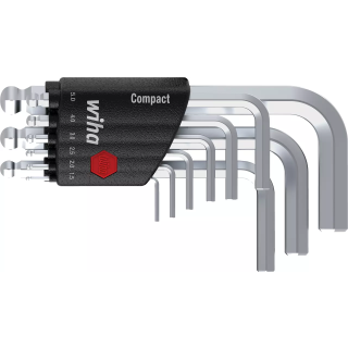 369KH9 Allen KEY SET IN COMPACT HOLDER HEX Allen KEYAGONAL BALL END, 9-PCS., SHORT,