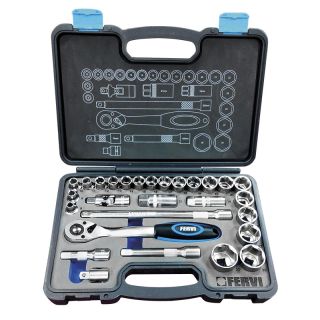 Socket set 1/2'' drive from 8-32mm 28 pcs