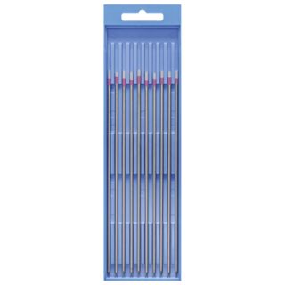 10 Tungsten Electrodes LYMOX Lux 2.4 - Fuchsia / Grey (ALU - AC CUR) (Steel or S/S - DC CUR)