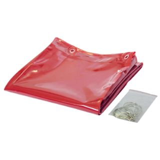 Orange Welding curtain opti 140.0 CE 1.6 x 1.4