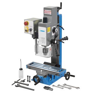 GEARED DRILLING MILLING MACHINE WITH VARIABLE SPEED