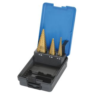 STEP DRILL BITS SET (6 - 8 - 10 mm)